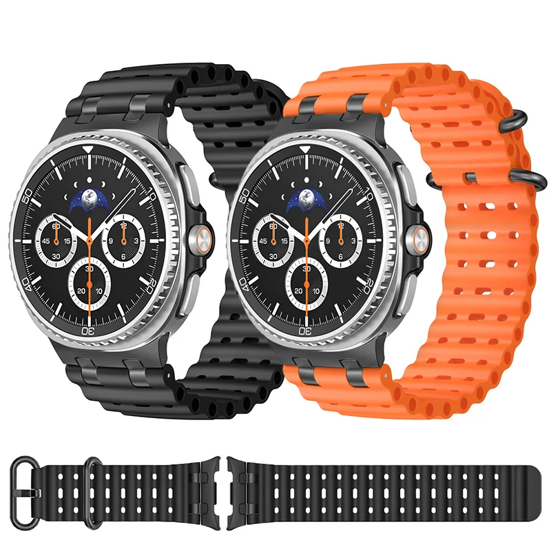 

Мягкий силиконовый ремешок для Samsung Galaxy Watch 8 Classic, 46 мм, спортивный ремешок для часов SAMSUNG GALAXY WATCH 8, 44 мм, 40 мм, ремешок для часов