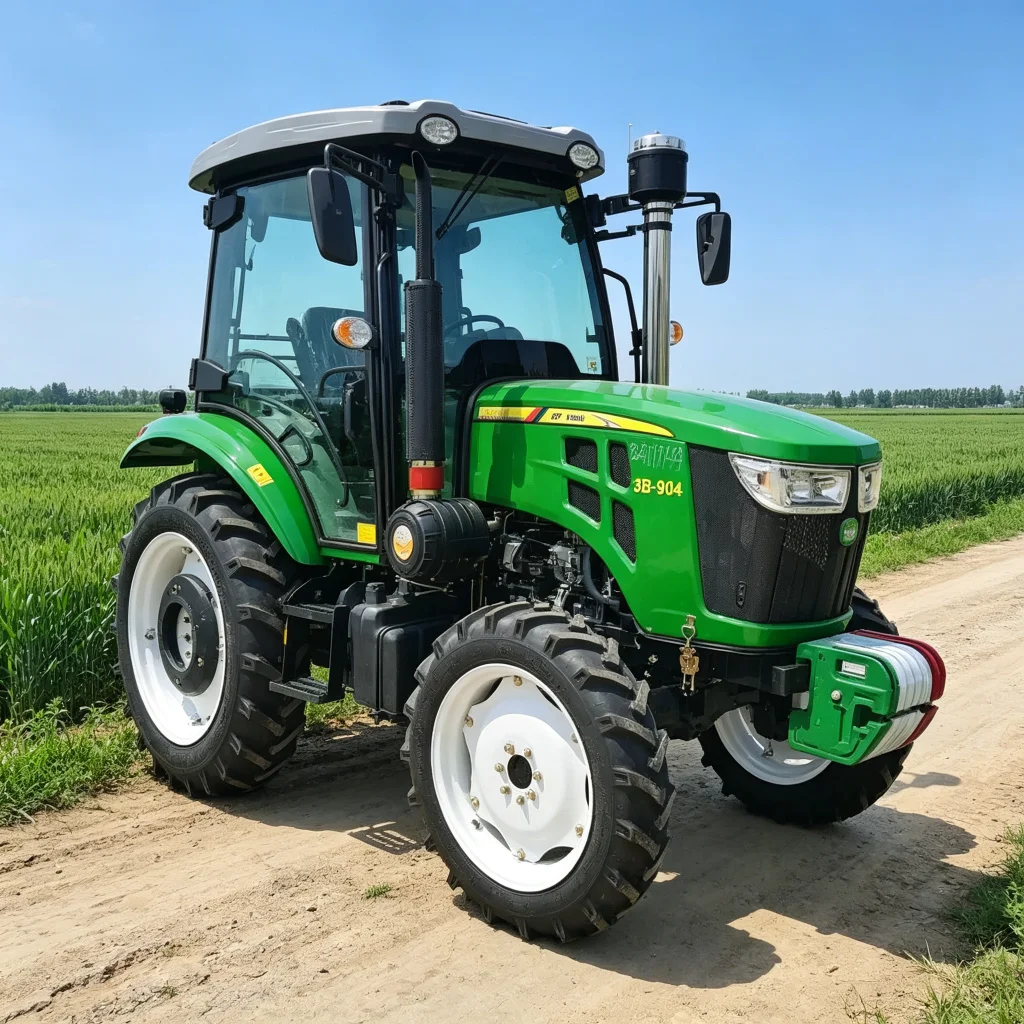 4WD 70HP Mini Agriculture Farm Tractor Made In China Superior Quality Greenhouse Orchard Wheel New Farming Tractors