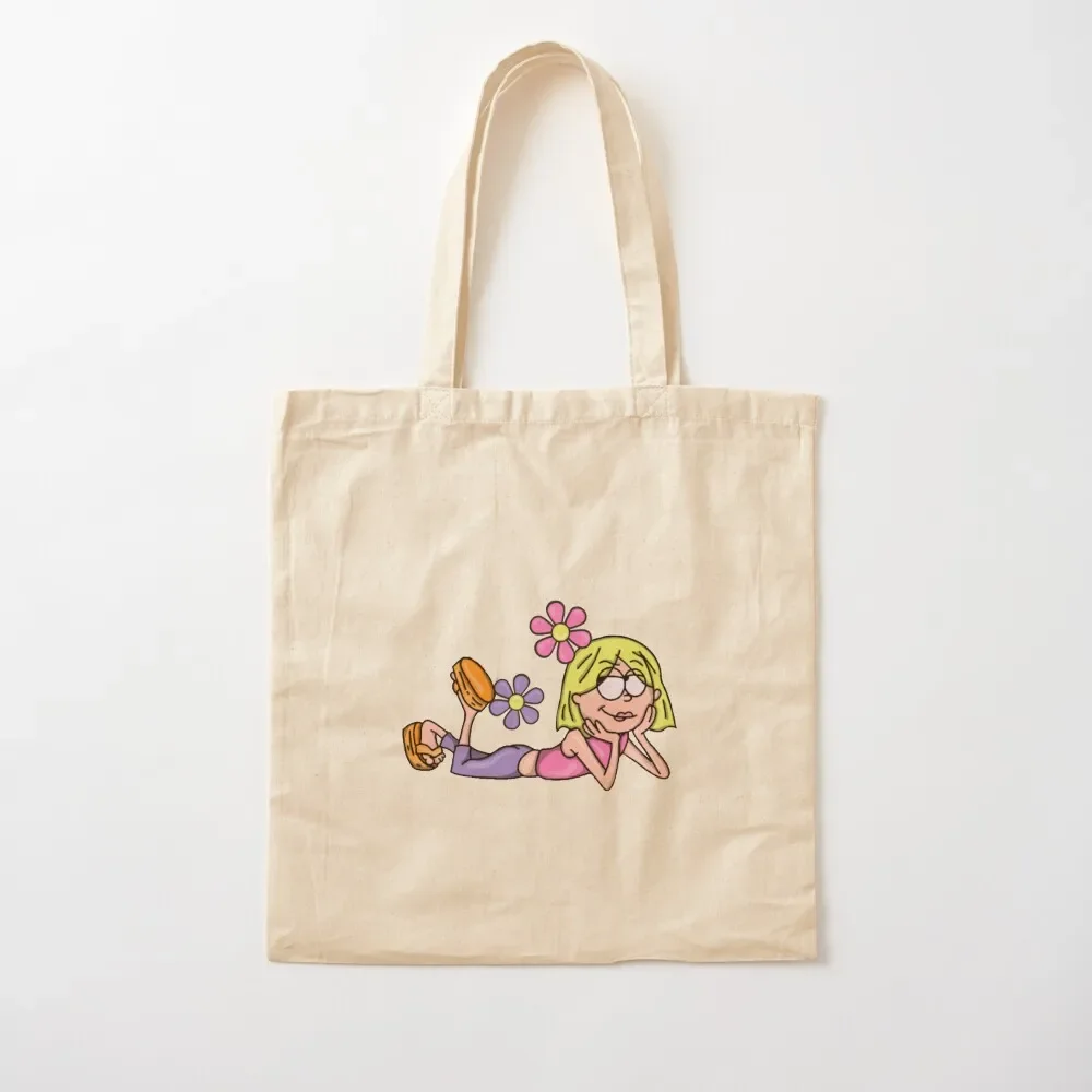 

Y2K Lizzie McGuire Flower Art Tote Bag custom canvas bag Handbags women custom fabric bag