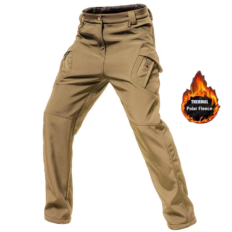 Männer Herbst Winter Herbst Jacken Klettern Trekking Fleece Angeln Taktische Softshell S-5XL Hosen Camping Wandern Skifahren Hosen – Detail 24