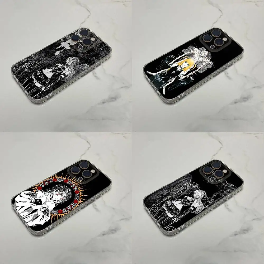 

Misa D-Death Cross N-Note Phone Case For iPhone 17,16,15,14,13,12,11 Plus,Pro,Max,Plus,E,SE4,Mini Transparent Box