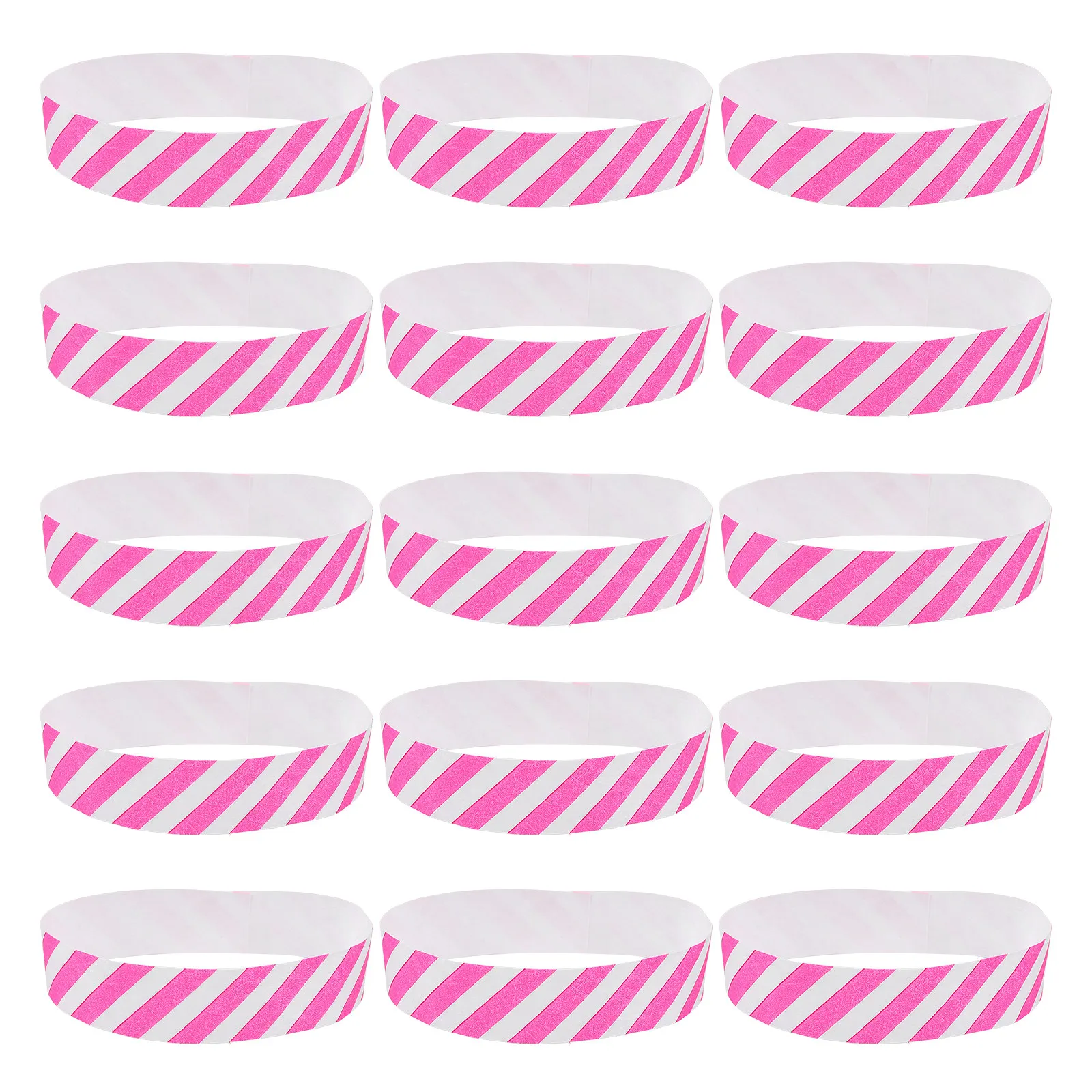 100Pcs Disposable Paper Wristbands Comfortable All-Day Wear for Neon Parties Concerts Festivals Amusement Parks Events Gathering