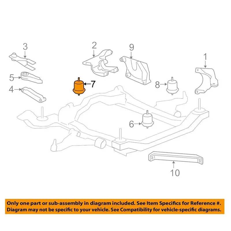 

1 Piece Gearbox Foot Glue Engine Front Bracket Machine Foot Pad Automotive Supplies Plastic-N25R