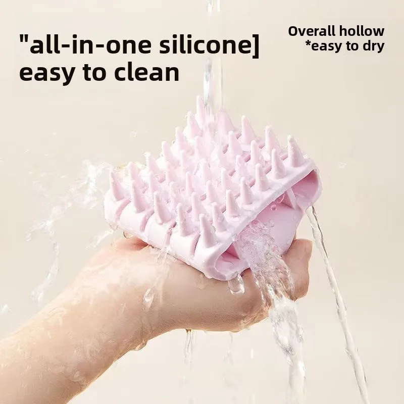 Летняя новая силиконовая расческа для мытья волос, массажная голова головы, специальный шампунь, чистая расческа для шампуня для ванной комнаты