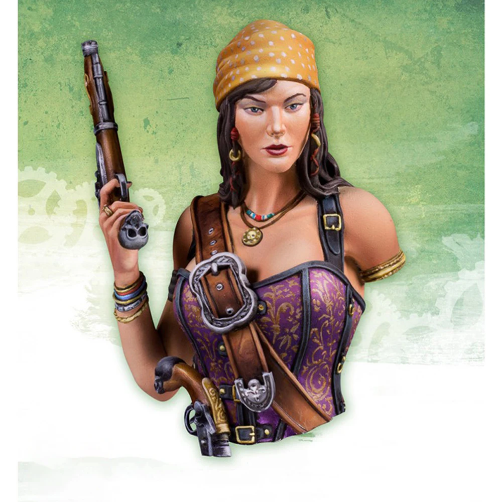 1/12 MARY READ, Resin Model figure Bust, GK, Unassembled and unpainted kit