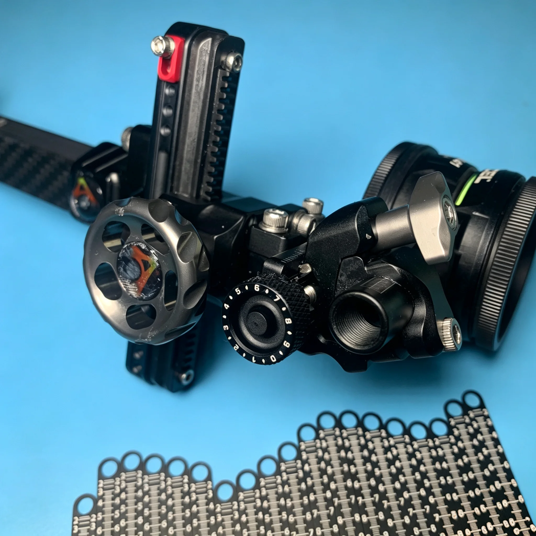 Single Pin Compound Bow Sight archery bow sight，0.019 fiber optic pin,bow sight bubble level