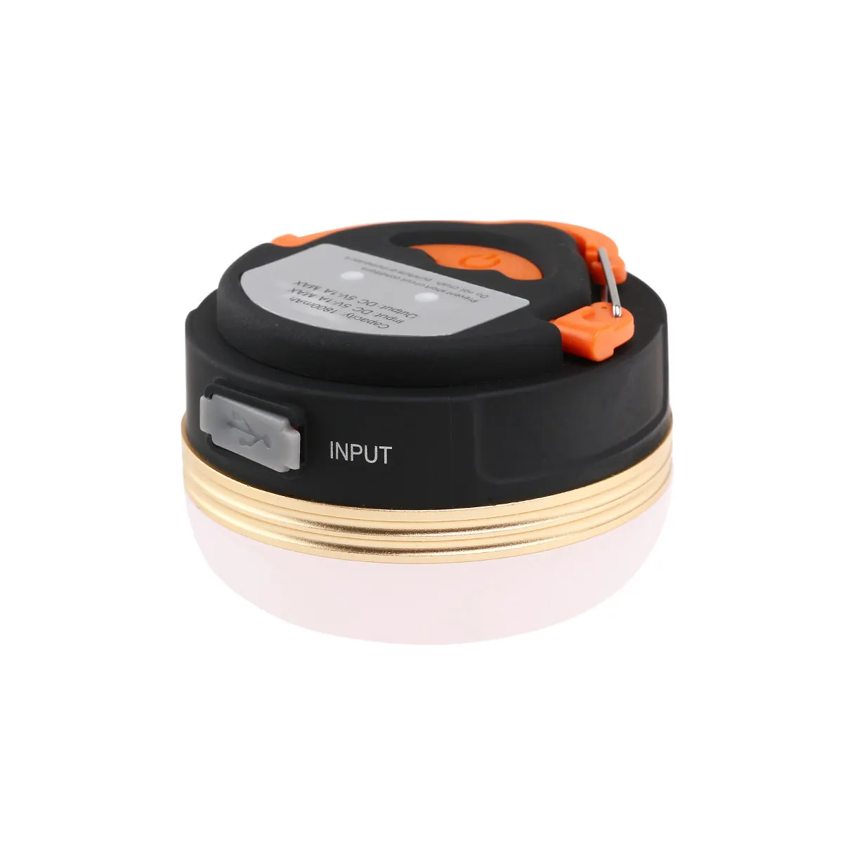 Mini Rechargeable Tent LED Lamp White Compact Foldable Hook Magnetic Camping Hiking Lantern Rechargeable Tent Lamp