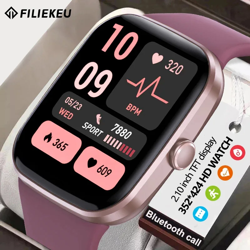 

FILIEKEU SmartWatch Men Women Sports Fitness Bracelet Bluetooth Call Waterproof Smart Watch Man Fashion Smart Watch Woman