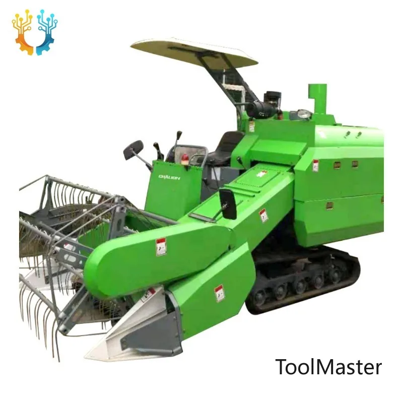 【2026】 China Farm 4LZ-2.2 Mini Combined Harvesters Farm Small Rice Harvesting Machine Rubber Track Combine Harvester Price In Ma