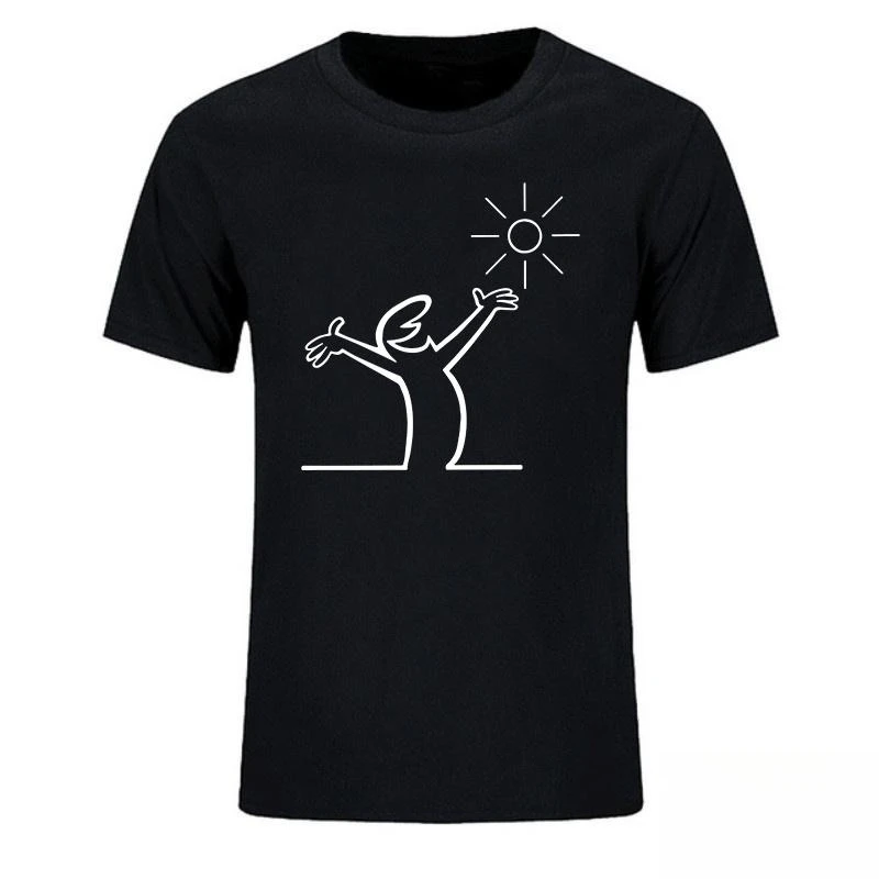 

T-shirt Homme 100 % Coton T-shirt Bada Occasionnel Imprimé À Manches Courtes