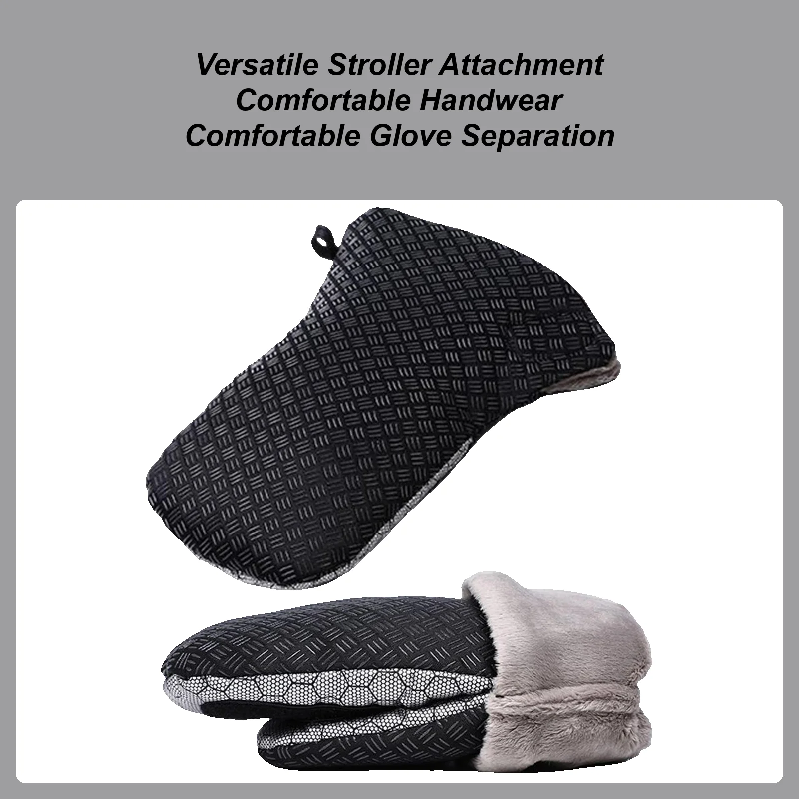 

Stroller Hand Muff Waterproof Gloves For Baby Stroller Adjustable Warmer Mittens For Outdoor Shopping Caregivers Parents Pet