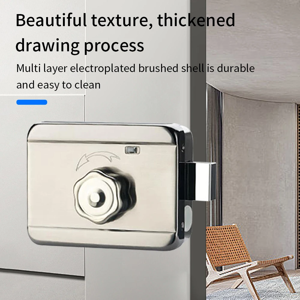 Tuya Smart Fingerprint Door Lock Outdoor Gate Lock Password IC Card NFC Remote App Unlock Home Electronic Rim Bolt Motor Locks