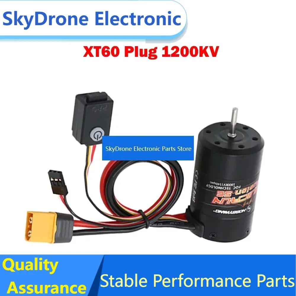 SkyDElHobbyWing QuicRun Fusion SE Brushless ESC 40A Built-In Waterproof Sensory Motor 1200KV 1800KV