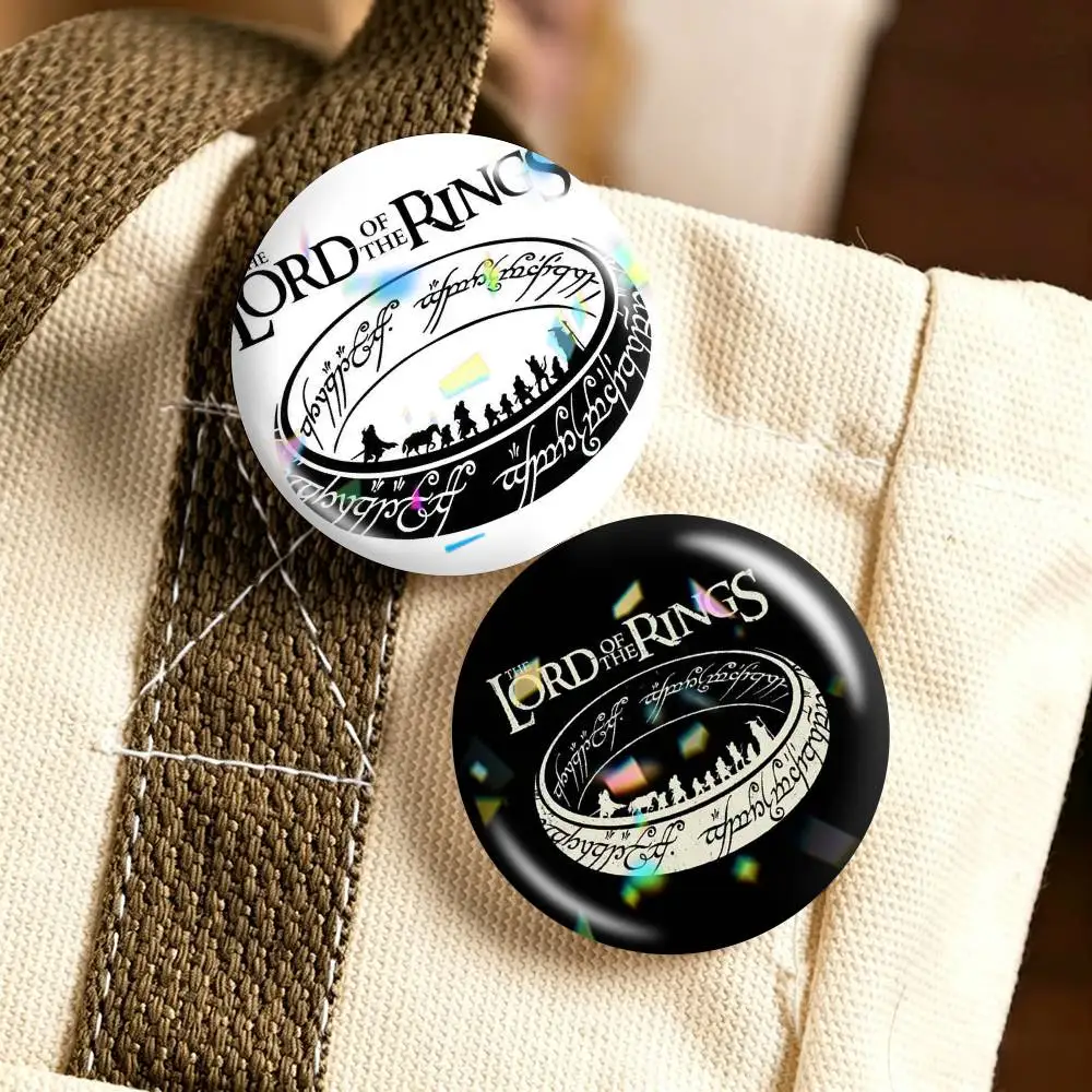 L-Lords of the R-Ringes  25 32 44 58 75mm Badges Personalized Round Brooches Pins Accessory Gift