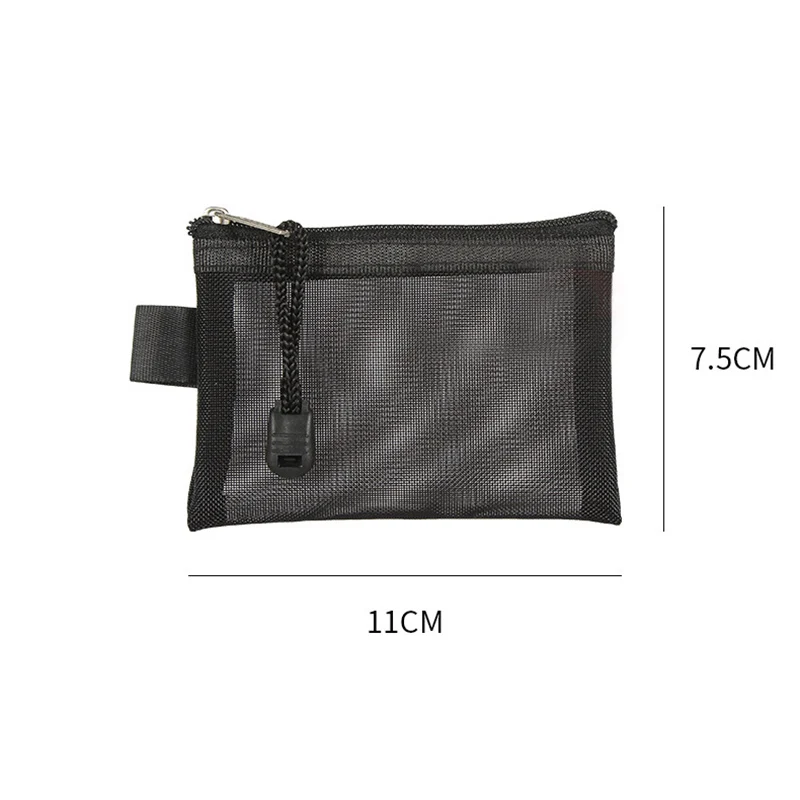 Girl Clear Coin Pouch Zipper Women Coin Card Holder Wallets Small Purses for Women Mesh Card Key Money Storage Zippper Bags