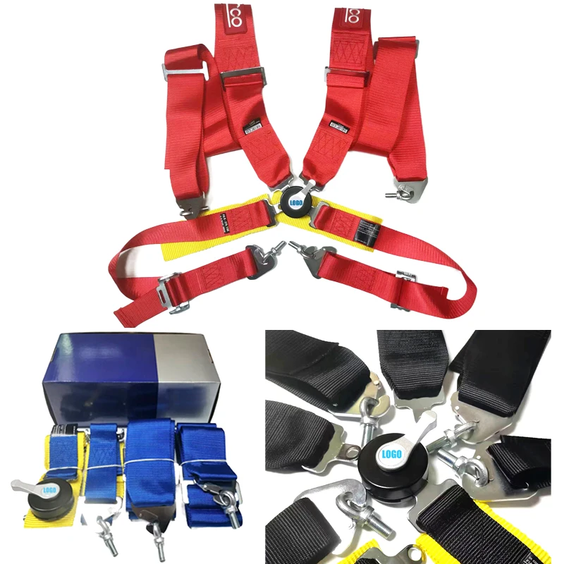

Racing Car Seat Belt Extension Extender Strap Safety 3inch 4Point Belt high-strength synthetic fiber polyester seat belt car