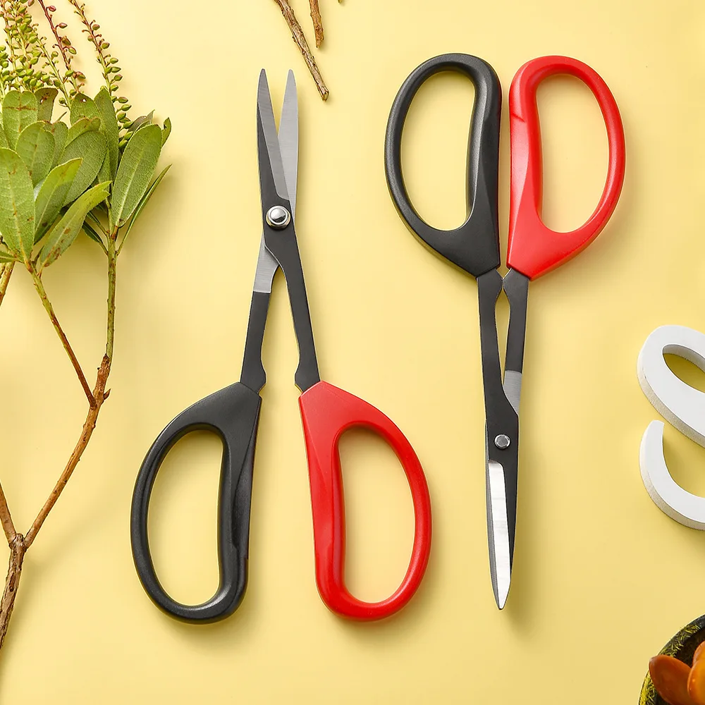Two-color Handle Black Stainless Steel Gardening Shears, Garden Pruning Tools, Fruit Tree Scissors, Potted Modified Shears