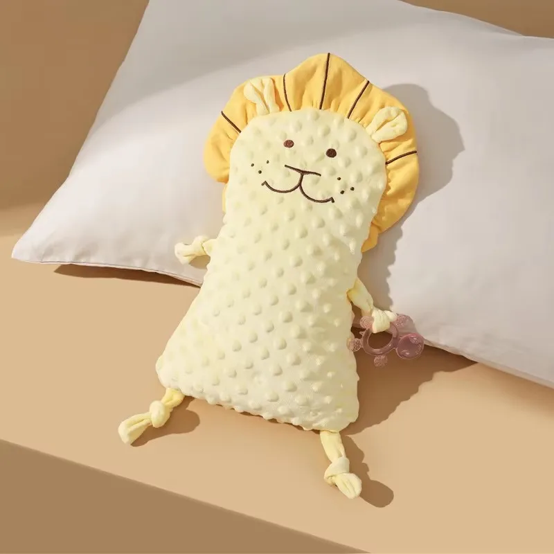 الكرتون نمط الوليد الطفل وسادة نوم الكرتون على الوجهين قبعة مهدئا دمية الطفل التمريض وسادة غرفة الفراش #4