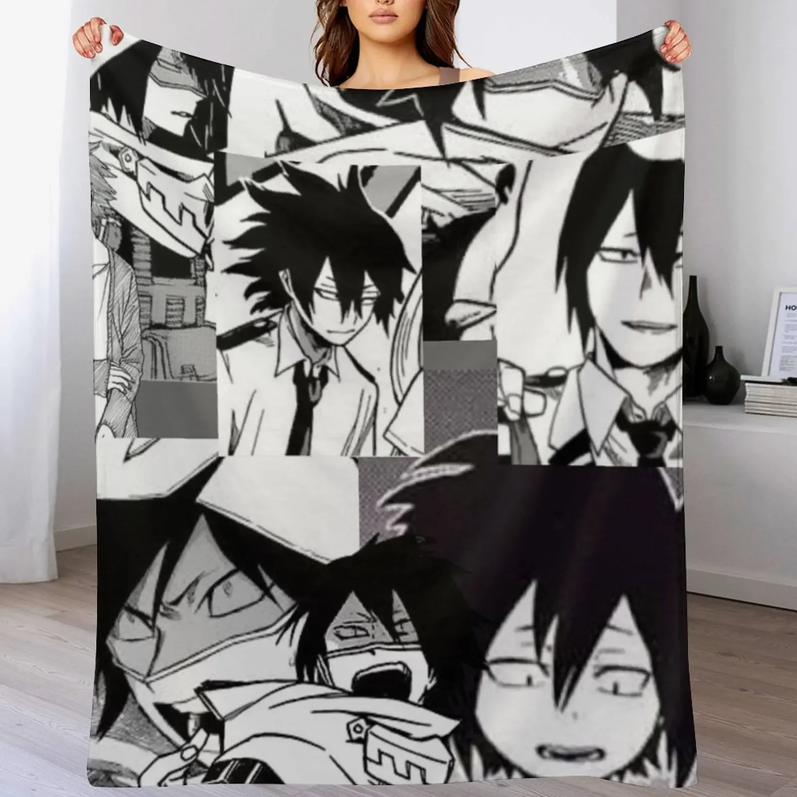 

Collage of Amajiki Throw Blanket Thin wednesday Fashion Sofas Luxury Brand Blankets