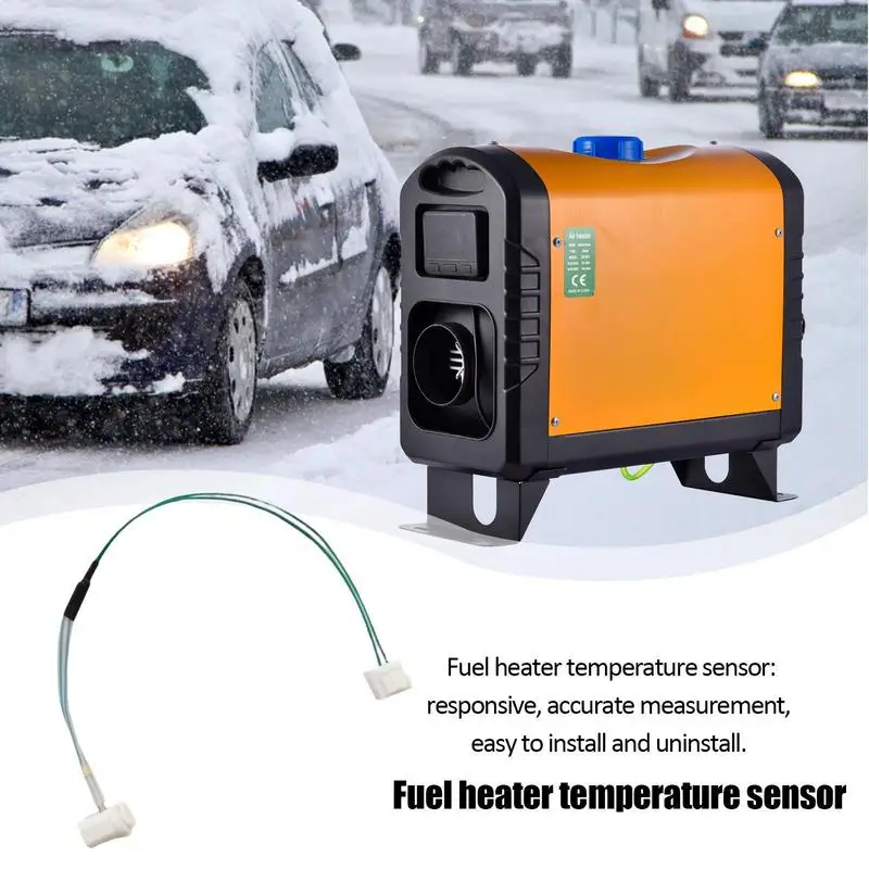 Sonda sensor de temperatura para estacionamento de carro, 28cm/25cm/24cm, universal, acessórios para aquecedor diesel, 2kw, 5kw, 8kw