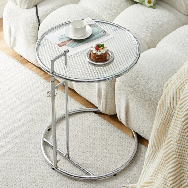 

#For Transparent Glass Round Coffee Tables Sofas Side Modern Design Coffee Tables Patio Stolik Kawowy Living Room Furniture WZ50