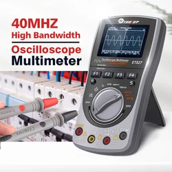 Oscilloscope True RMS Multimeter Multi-function Tester with Analog Graph Digital Waveform Generator Multimeter 40MHZ Bandwidth