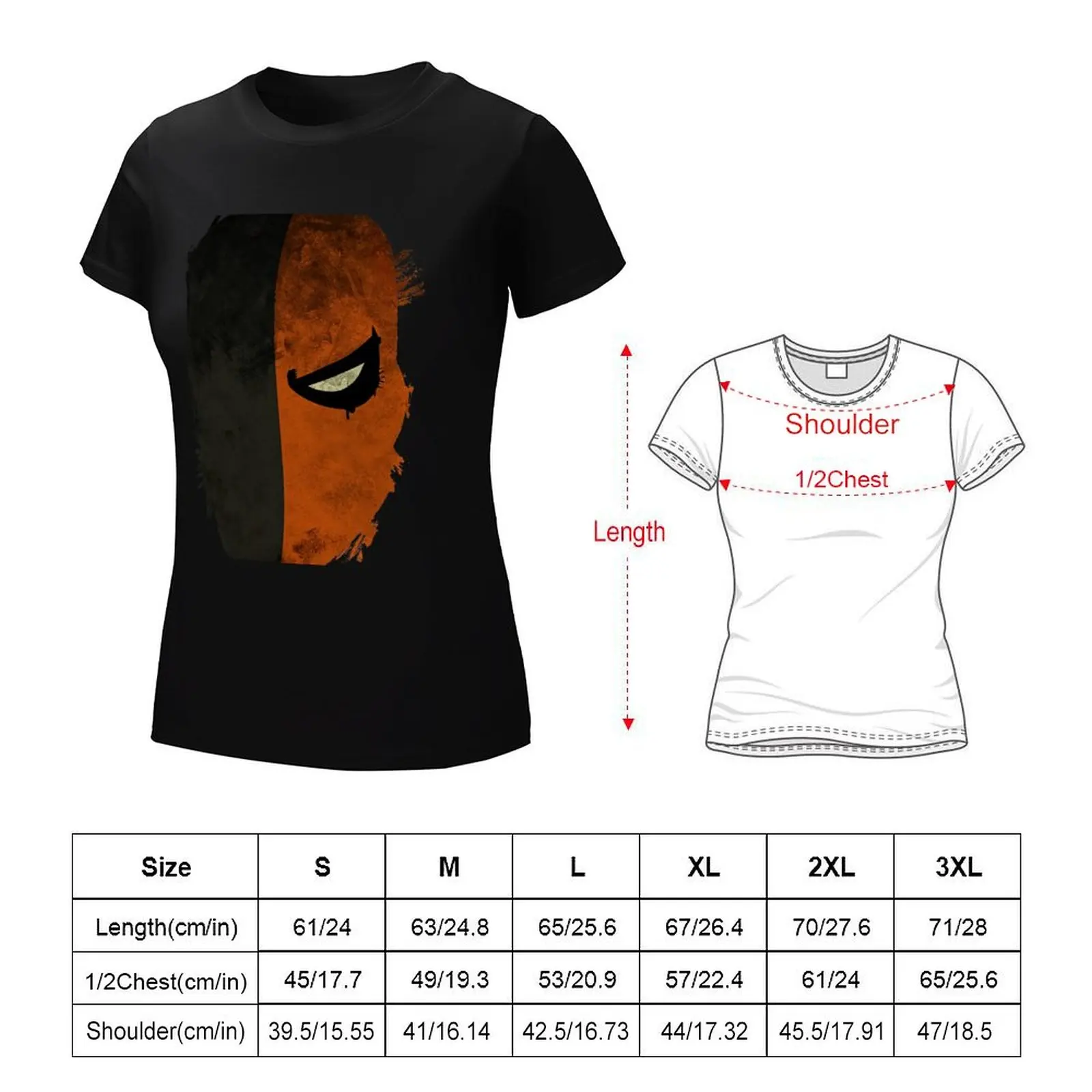 Deathstroke T-Shirt lady clothes female Aesthetic clothing graphic t-shirts for Women