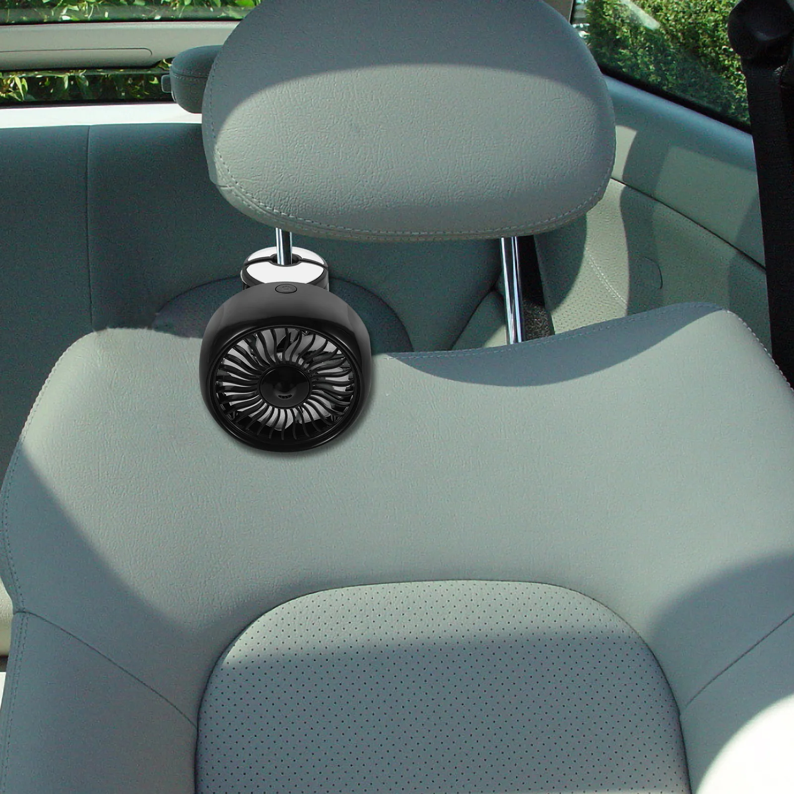 

Usb Powered Back Seat Headrest Fan Cooling Air Circulator Kids Powerful Auto Ventilation Device Automotive Interior Accessory