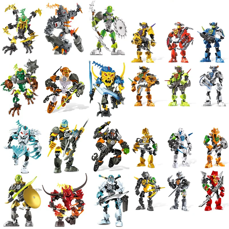 

Конструктор Hero Factory Star Warrior: Робот-мех Evo 2-в-1, фигурки Bionicle, кирпичики, игрушки для мальчиков, детские подарки