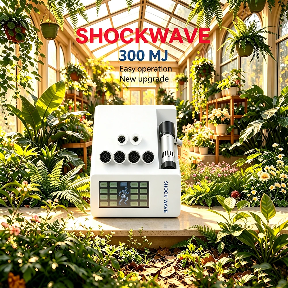 300mj Shockwave Therapy Machine ED Treatment Shock Wave Physiotherapy Equipment Plantar Fasciitis Body Massage