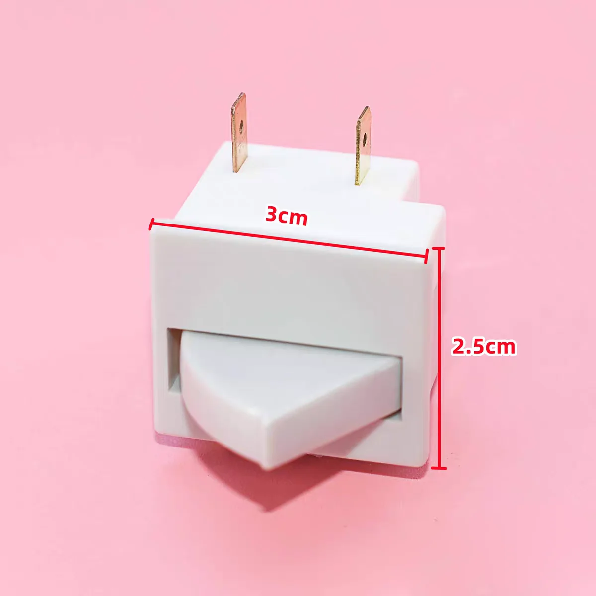 2-контактный светильник для двери холодильника, лампа управления, выключатель питания для Haier Ronshen Hisense, запасные части для холодильника, выключатель света двери