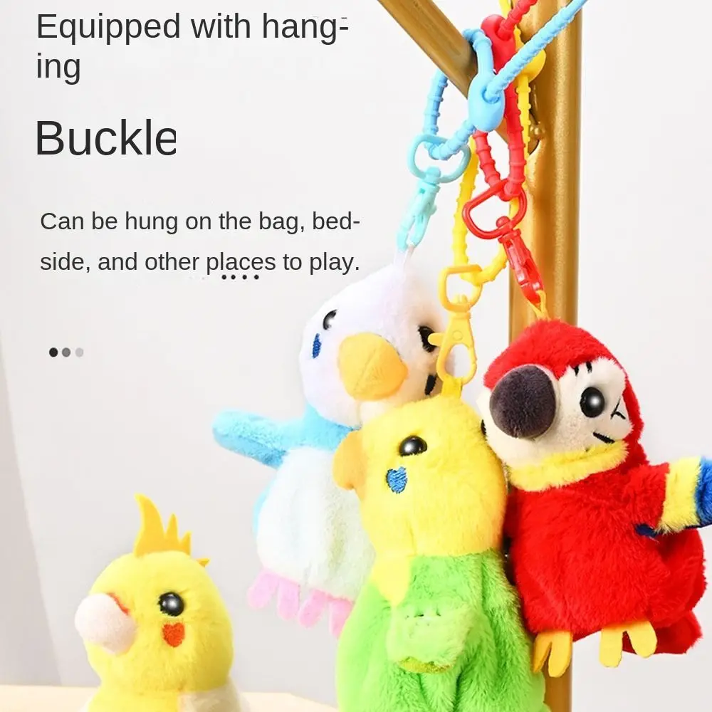 Simulation Stuffed Doll Squawking Parrot Children's Comfort Toy Electric Calling Parrot Cute Plushie Bird Toys