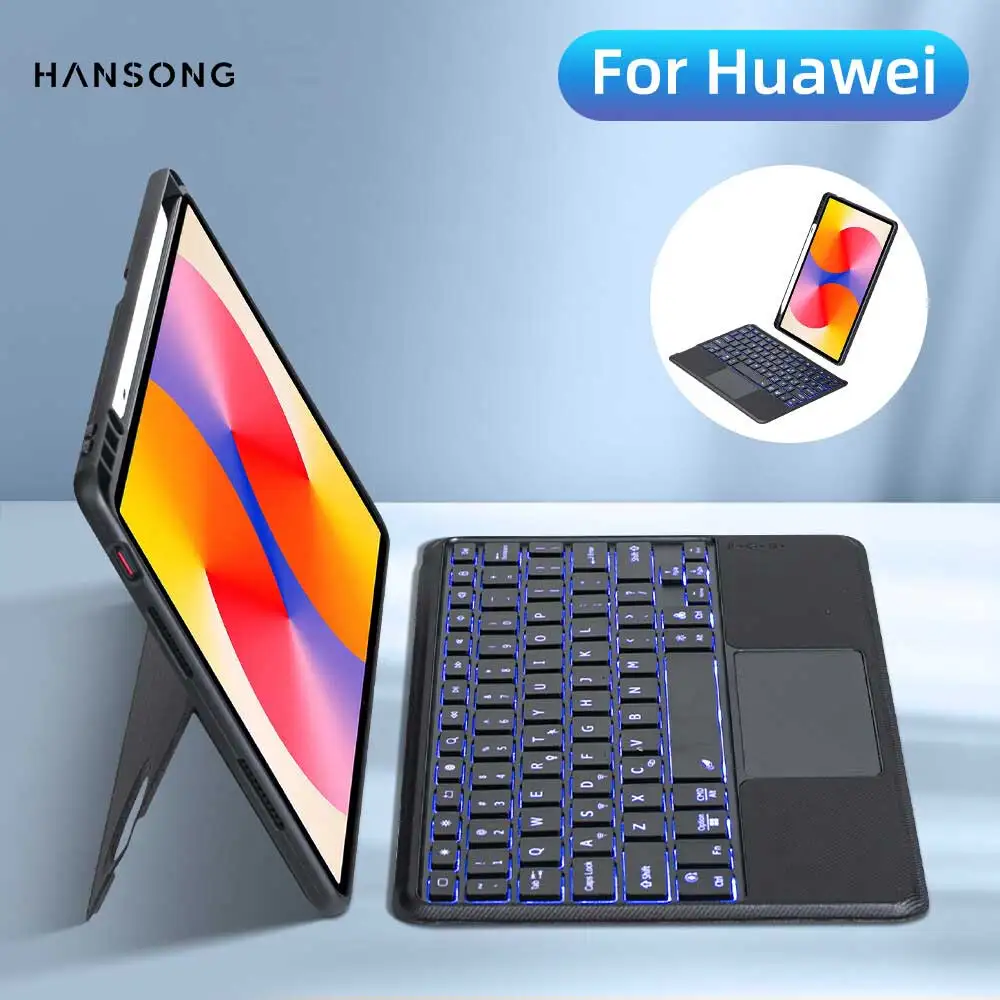 Magic Keyboard Case for HUAWEI Matepad SE 11inch HUAWEI MatePad 11.5 S 2025 Detachable Backlight Keyboard Cover