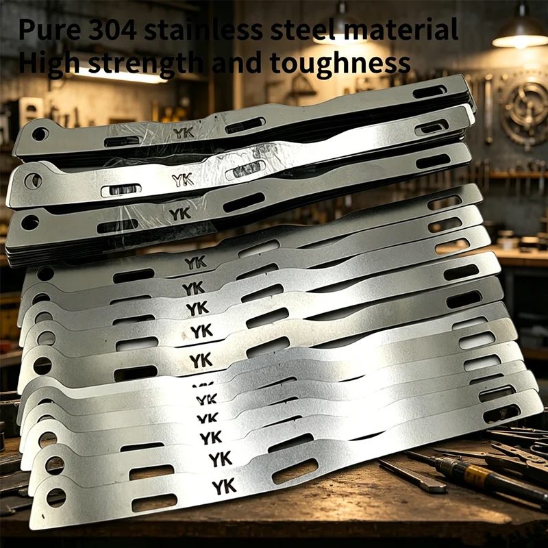 NEW Reinforced Stainless Steel Bumper Bracket 2Pcs, for  Civic 8th Gen 2006-2011 FA1, Front Bumper Repair Retainer Clip