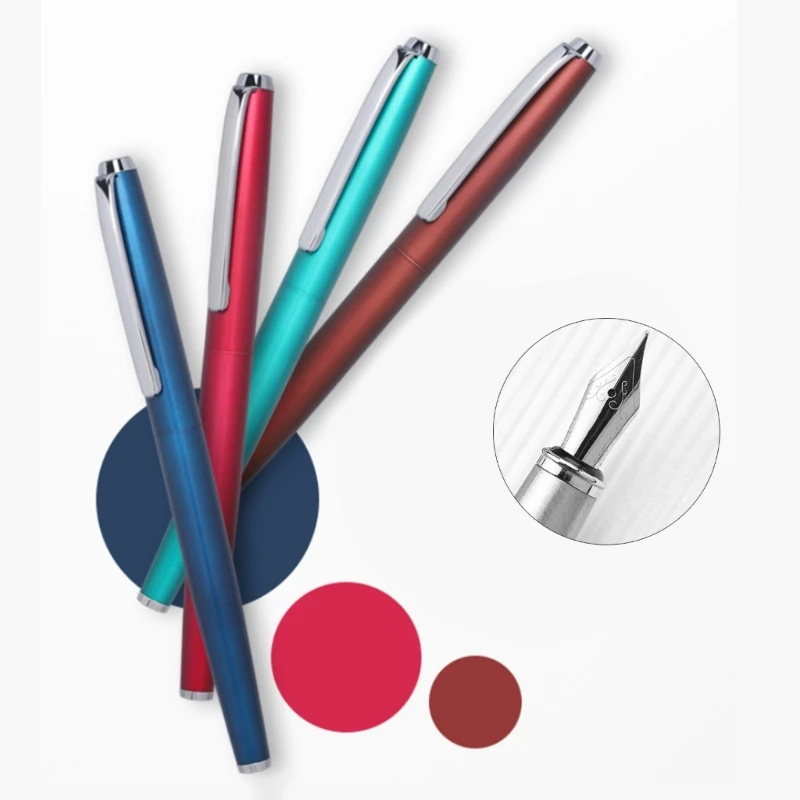 Pióro wieczne pochłaniaczem atramentu tłokiem. Pióro wieczne dla kobiet. Mężczyzna D0UA