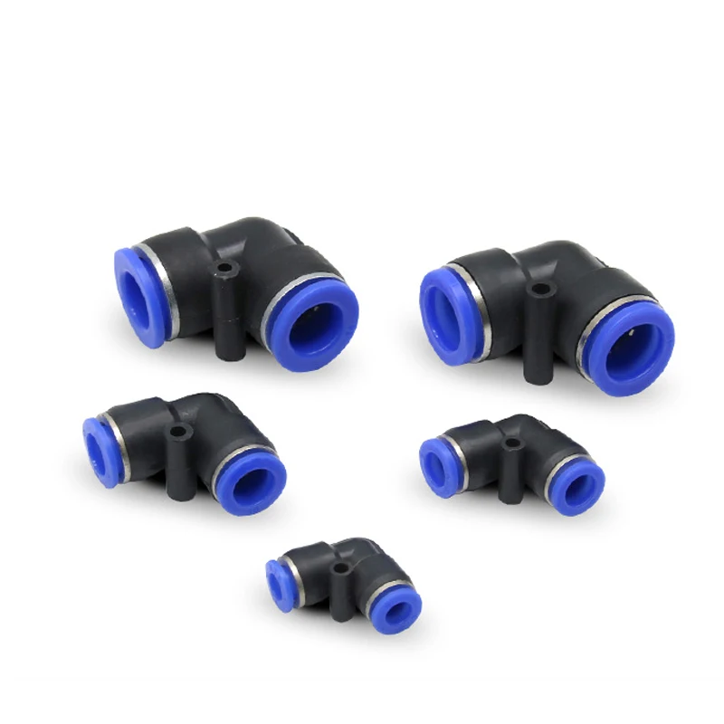 Pneumatic Fitting Pipe Connector Tube Air Quick Fittings Water Push In Hose Plastic 4mm 6mm 8mm 10mm 12mmPV PE PU PY Connectors