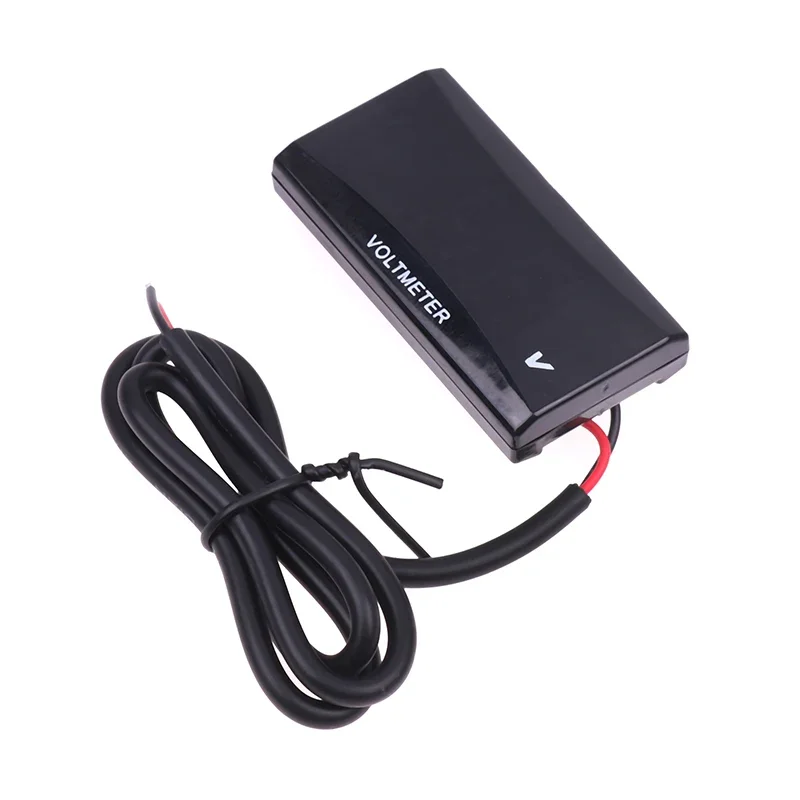 Bild 5: 12V Für Auto Motorrad Universa Mini Led-anzeige Digital Voltmeter Panel Volt Spannung Meter Tester Reverse Anschluss Schutz
