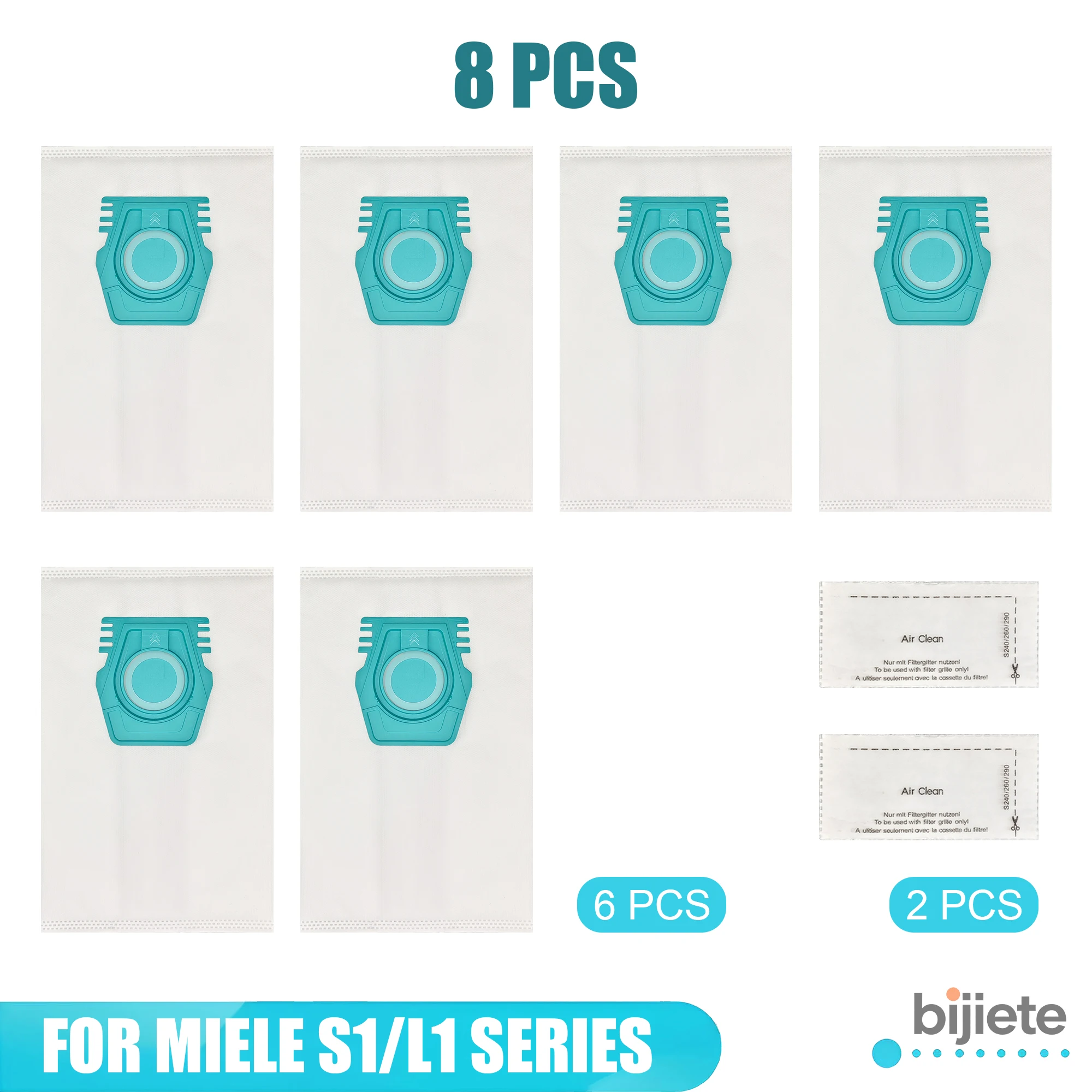 8 Set (6 Pcs Vacuum…