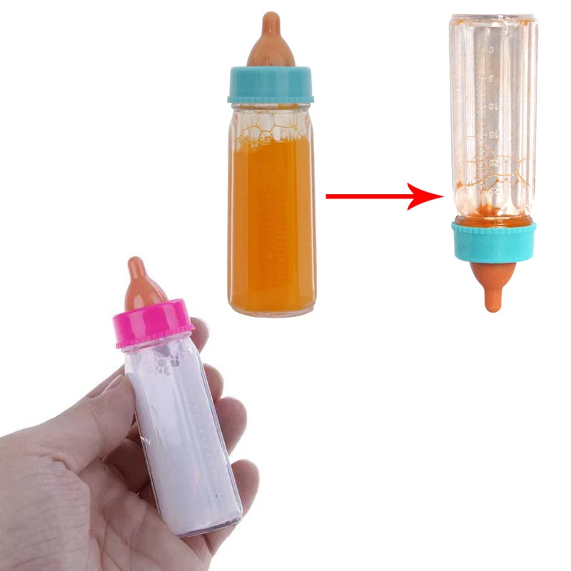 Maigic Baby Reborn Dolls Feeding Bottle Toy Magic Liquid Disappearing Milk Accessories Children Gift Toy Prop Milk Bottle