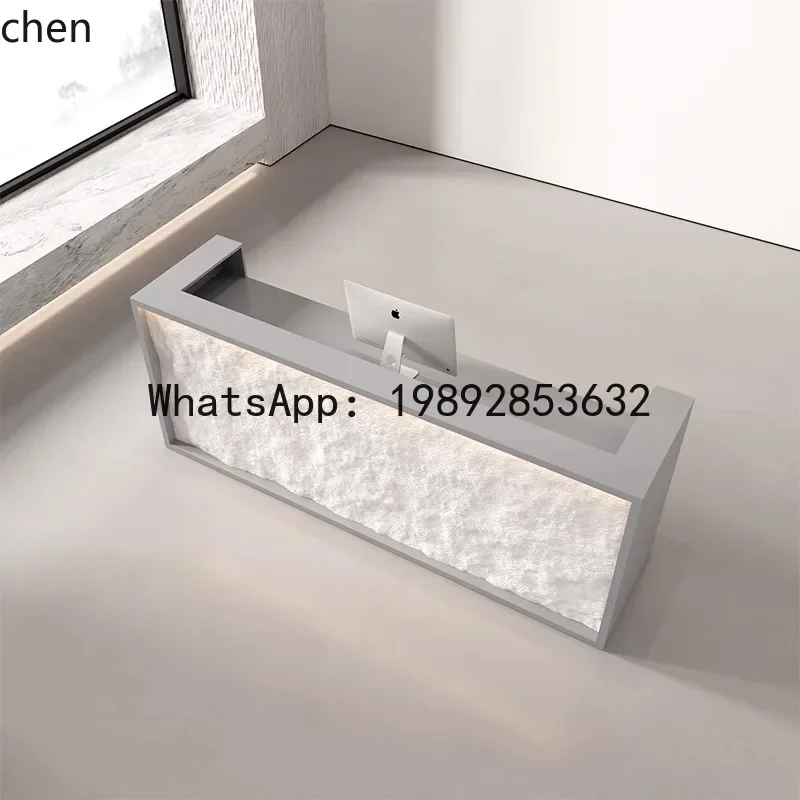 

H29- Shop Bar Beauty Salon Front Desk Simple Modern Clothing Store Barber Shop Cashier Counter