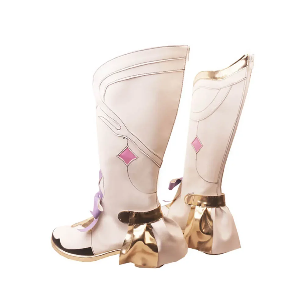Honkai Impact 3 Elysia Herrscher of Human Cosplay Stiefel Benutzerdefinierte Lederschuhe Erwachsene Kinder Spielcharakter