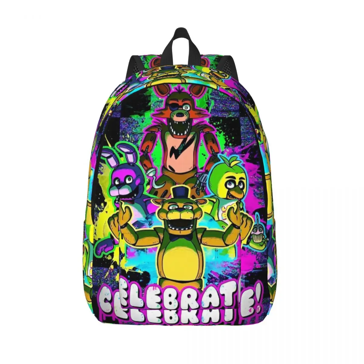 

FNAFS Backpack Middle High College School Student Horror reasoning Video Game Book Bags Teens Daypack Sports