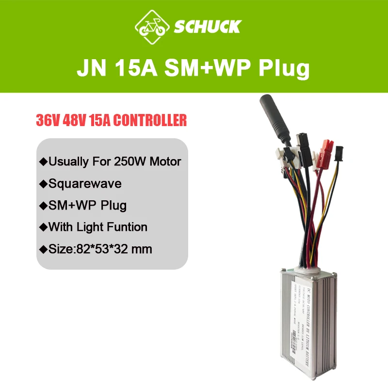 Jn Ebike Controller 36V 48V 15A 17A 22A 25A 30A 35A Controle Systeem Met 6 9 12 Mosfets voor Elektrische Scooter Conversie Onderdelen