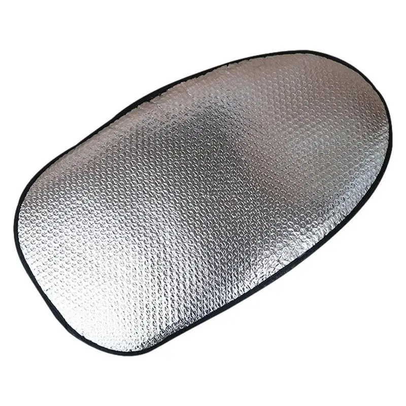 

Universal Motorcycle Seat Cover Four Seasons Aluminum Film Cushion Cover Scooter Seat Heat Insulation Cover Waterproof Sunscreen