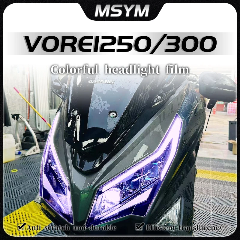 

Motorcycle Headlight taillight film instrument film protective sticker accessories For DAYANG VOREI 250 300 Vorei250 300