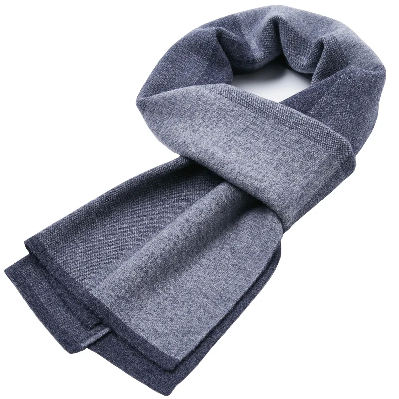 2024 New Classic Autumn & Winter Warm Plaid Men Cashmere Scarf Scarves High Quality Real Wool Soft Striped Long Scarf