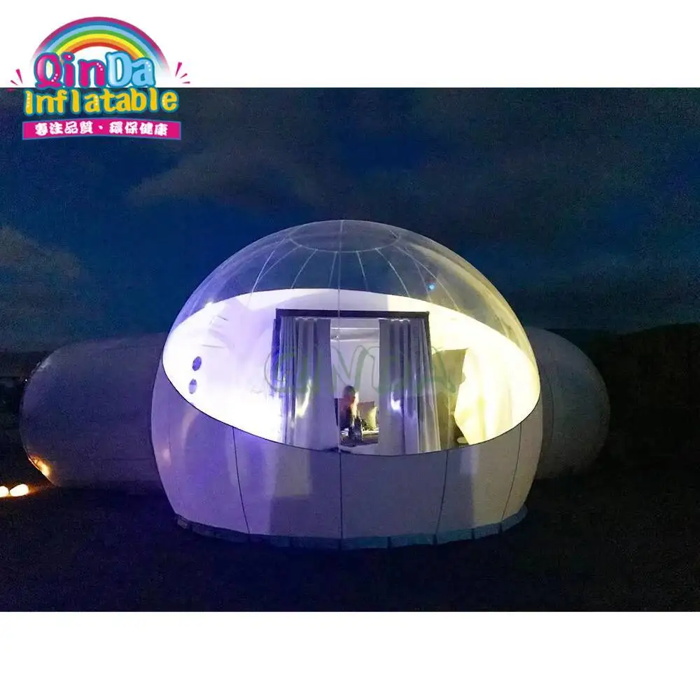 Aufblasbare transparente Casa House Bubble Dome Zelte Aufblasbares Bubble Igloo Zelt