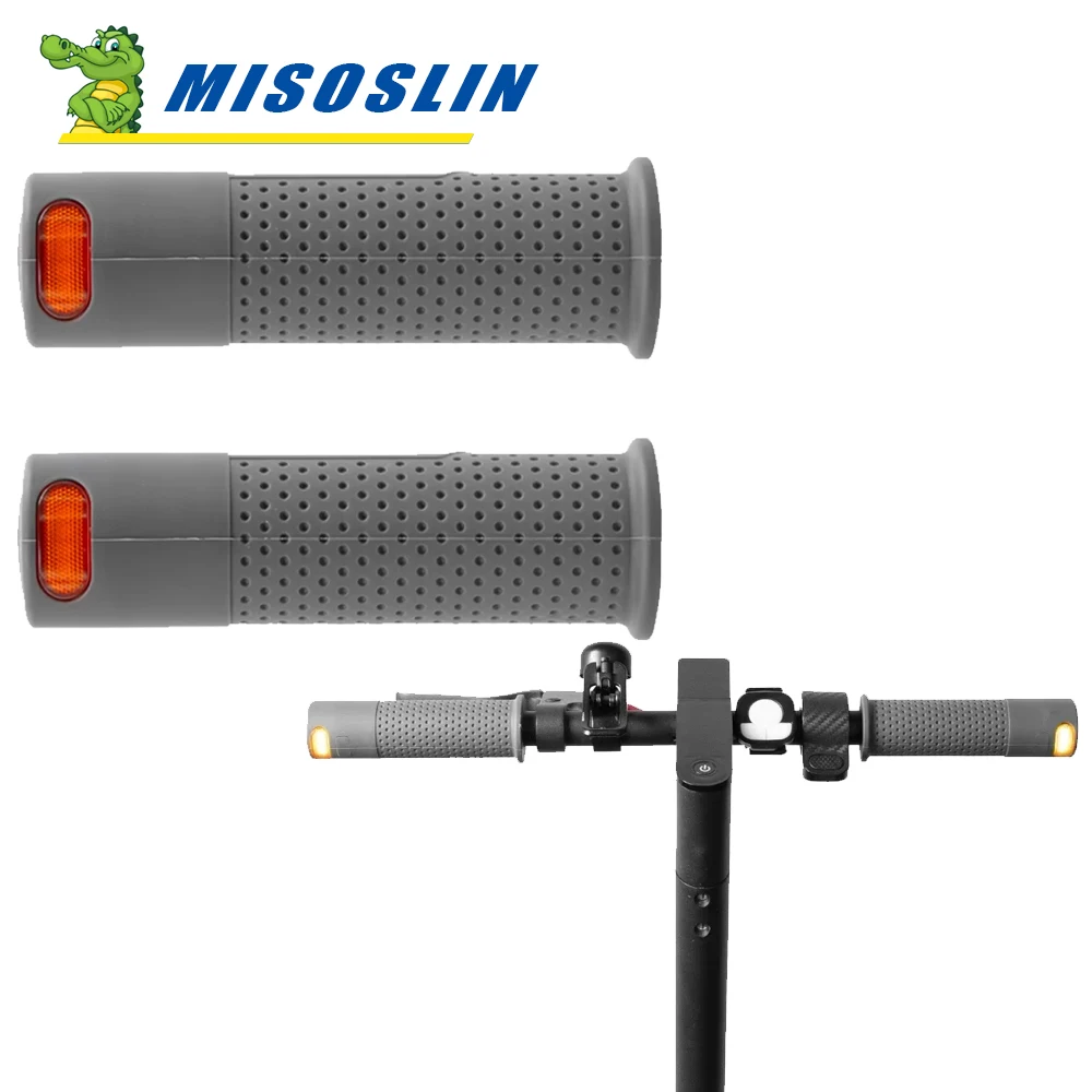

For Ninebot Max G30 ES1 ES2 ES3 ES4 Electric Scooter Handle Grips Flash Lights Scooter Turn Signal Light LED Lamp Handlebar Grip