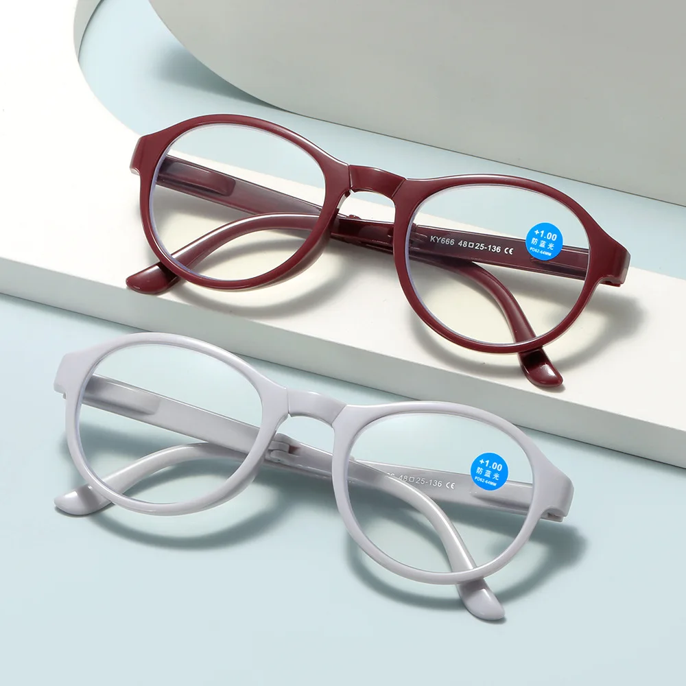 Neue Klapp Lesebrille Männer frauen Anti Blau Licht Presbyopie Brillen Computer Brillen mit +1,5 +2,0 +2,5 +3,0 +3,5