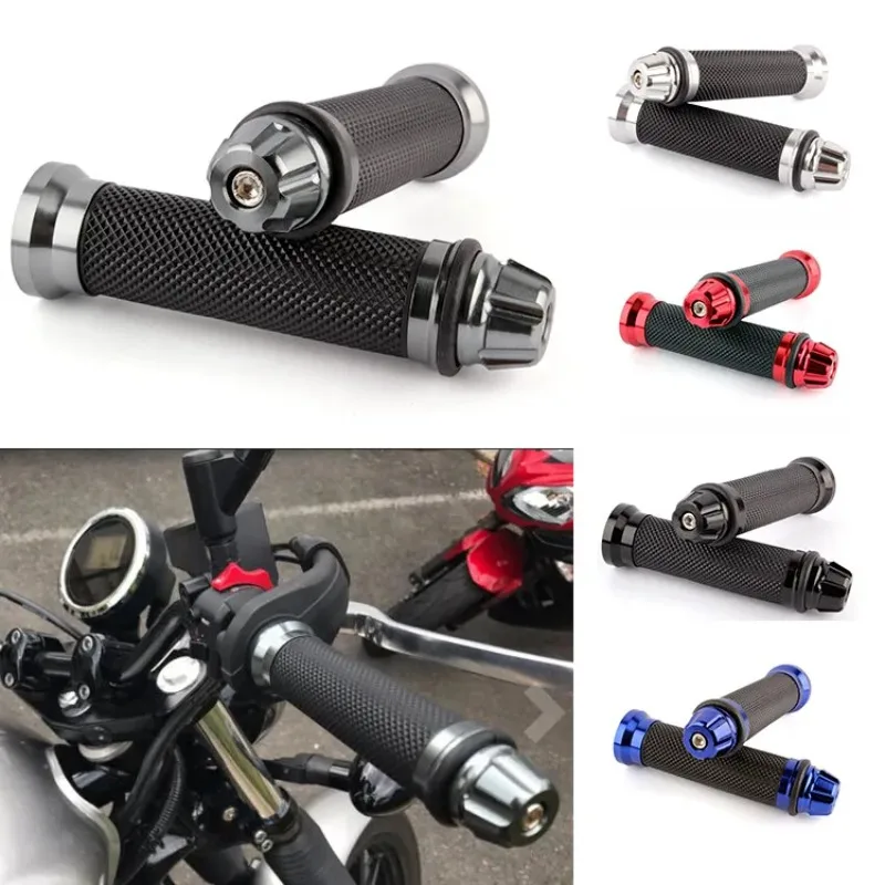 7/8 inch 22mm Motorcycle Grips Hand Grips Handlebar For Aprilia Victory Honda Suzuki Kawasaki Yamaha BMW Ducati